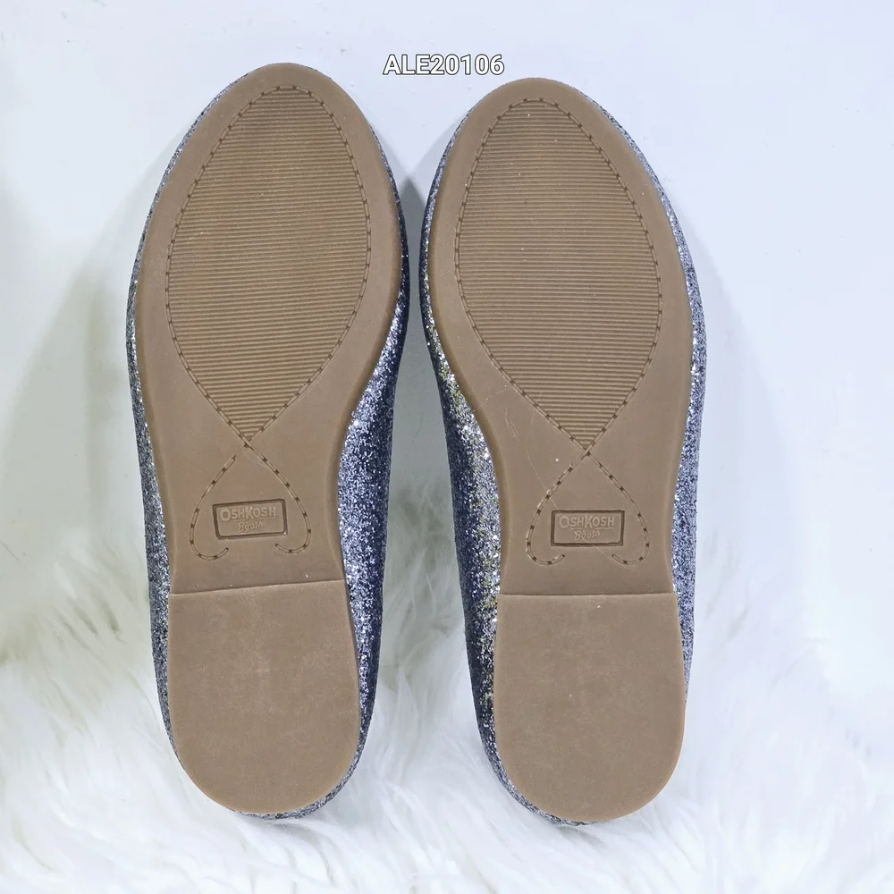 OshKosh B'gosh Girls Sparkling Blue Flats Sz.2